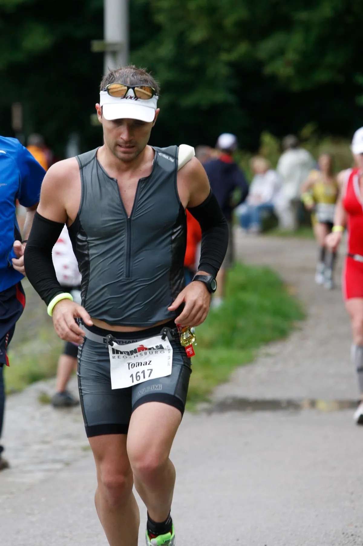 Tomaž Oštir running Ironman Regensburg